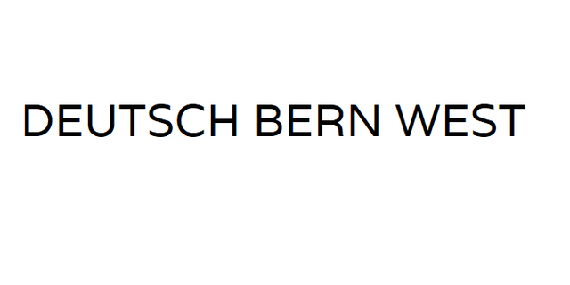Deutsch Bern West